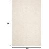 imageMartha Stewart x SAFAVIEH Area Rug Collection  8 x 10 Ivory Handmade Wool Ideal for Living Room Bedroom Office Dining Space MSR3512CIvory