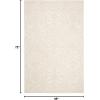 imageMartha Stewart x SAFAVIEH Area Rug Collection  8 x 10 Ivory Handmade Wool Ideal for Living Room Bedroom Office Dining Space MSR3512CIvory