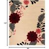 imageMartha Stewart x SAFAVIEH Area Rug Collection  8 x 10 Ivory Handmade Wool Ideal for Living Room Bedroom Office Dining Space MSR4871AIvory