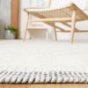 imageMartha Stewart x SAFAVIEH Area Rug Collection  8 x 10 Ivory Handmade Wool Ideal for Living Room Bedroom Office Dining Space MSR9605AIvory