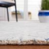 imageMartha Stewart x SAFAVIEH Area Rug Collection  8 x 10 Ivory ampamp Grey Handmade Wool Ideal for Living Room Bedroom Office Dining Space MSR3528FIvoryBlue