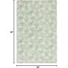 imageMartha Stewart x SAFAVIEH Area Rug Collection  8 x 10 Ivory ampamp Grey Handmade Wool Ideal for Living Room Bedroom Office Dining Space MSR3528FIvoryGreen
