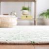 imageMartha Stewart x SAFAVIEH Area Rug Collection  8 x 10 Ivory ampamp Grey Handmade Wool Ideal for Living Room Bedroom Office Dining Space MSR3528FIvoryGreen