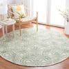 imageMartha Stewart x SAFAVIEH Area Rug Collection  8 x 10 Ivory ampamp Grey Handmade Wool Ideal for Living Room Bedroom Office Dining Space MSR3528FIvoryGreen