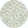 imageMartha Stewart x SAFAVIEH Area Rug Collection  8 x 10 Ivory ampamp Grey Handmade Wool Ideal for Living Room Bedroom Office Dining Space MSR3528FIvoryGreen