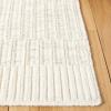 imageMartha Stewart x SAFAVIEH Area Rug Collection  8 x 10 Ivory ampamp Grey Handmade Wool Ideal for Living Room Bedroom Office Dining Space MSR9603AIvoryGrey
