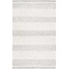 imageMartha Stewart x SAFAVIEH Area Rug Collection  8 x 10 Ivory ampamp Grey Handmade Wool Ideal for Living Room Bedroom Office Dining Space MSR9606AIvoryGrey