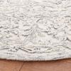 imageMartha Stewart x SAFAVIEH Area Rug Collection  8 x 10 Ivory ampamp Natural Handmade Wool Ideal for Living Room Bedroom Office Dining Space MSR3532AIvoryCharcoal