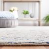 imageMartha Stewart x SAFAVIEH Area Rug Collection  8 x 10 Ivory ampamp Natural Handmade Wool Ideal for Living Room Bedroom Office Dining Space MSR3532AIvoryBlue