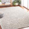 imageMartha Stewart x SAFAVIEH Area Rug Collection  8 x 10 Ivory ampamp Natural Handmade Wool Ideal for Living Room Bedroom Office Dining Space MSR3532AIvoryCharcoal