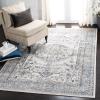 imageMartha Stewart x SAFAVIEH Area Rug Collection  8 x 10 Light Blue ampamp Ivory NonShedding ampamp Easy Cleaning Ideal for Living Room Bedroom Office Dining Space MSR877MLight Blue  Ivory