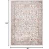 imageMartha Stewart x SAFAVIEH Area Rug Collection  8 x 10 Light Blue ampamp Ivory NonShedding ampamp Easy Cleaning Ideal for Living Room Bedroom Office Dining Space MSR877MGreyIvory