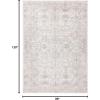 imageMartha Stewart x SAFAVIEH Area Rug Collection  8 x 10 Light Grey ampamp Beige NonShedding ampamp Easy Cleaning Ideal for Living Room Bedroom Office Dining Space MSR8989BLight GreyBeige