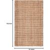 imageMartha Stewart x SAFAVIEH Area Rug Collection  8 x 10 Natural Brown Handmade Jute Farmhouse Style Ideal for Living Room Bedroom Dining Space MSR9551ANatural