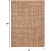 imageMartha Stewart x SAFAVIEH Area Rug Collection  8 x 10 Natural Brown Handmade Jute Farmhouse Style Ideal for Living Room Bedroom Dining Space MSR9551ANatural