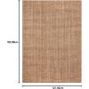 imageMartha Stewart x SAFAVIEH Area Rug Collection  8 x 10 Natural Brown Handmade Jute Farmhouse Style Ideal for Living Room Bedroom Dining Space MSR9551ANatural