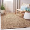 imageMartha Stewart x SAFAVIEH Area Rug Collection  8 x 10 Natural Brown Handmade Jute Farmhouse Style Ideal for Living Room Bedroom Dining Space MSR9551ANatural