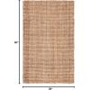 imageMartha Stewart x SAFAVIEH Area Rug Collection  8 x 10 Natural Brown Handmade Jute Farmhouse Style Ideal for Living Room Bedroom Dining Space MSR9551ANatural
