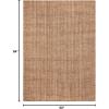 imageMartha Stewart x SAFAVIEH Area Rug Collection  8 x 10 Natural Brown Handmade Jute Farmhouse Style Ideal for Living Room Bedroom Dining Space MSR9551ANatural