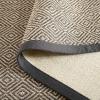 imageMartha Stewart x SAFAVIEH Area Rug Collection  8 x 10 Natural ampamp Dark Grey Sisal Ideal for Living Room Bedroom Dining Space MSR9441ANaturalDark Grey