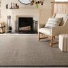 imageMartha Stewart x SAFAVIEH Area Rug Collection  8 x 10 Natural ampamp Dark Grey Sisal Ideal for Living Room Bedroom Dining Space MSR9441ANaturalDark Grey