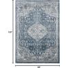 imageMartha Stewart x SAFAVIEH Area Rug Collection  8 x 10 Navy ampamp Ivory NonShedding ampamp Easy Cleaning Ideal for Living Room Bedroom Office Dining Space MSR858NNavyIvory