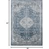 imageMartha Stewart x SAFAVIEH Area Rug Collection  8 x 10 Navy ampamp Ivory NonShedding ampamp Easy Cleaning Ideal for Living Room Bedroom Office Dining Space MSR858NNavyIvory