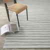 imageMartha Stewart x SAFAVIEH Area Rug Collection  8 x 10 Nimbus Cloud Gray Handmade Wool ampamp Viscose Ideal for Living Room Bedroom Office Dining Space MSR3619ANimbus Cloud Gry