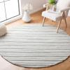 imageMartha Stewart x SAFAVIEH Area Rug Collection  8 x 10 Nimbus Cloud Gray Handmade Wool ampamp Viscose Ideal for Living Room Bedroom Office Dining Space MSR3619ANimbus Cloud Gry