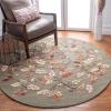 imageMartha Stewart x SAFAVIEH Area Rug Collection  8 x 10 Persimmon Red Handmade Wool ampamp Viscose Ideal for Living Room Bedroom Office Dining Space MSR3611AFrancesca Black