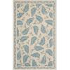 imageMartha Stewart x SAFAVIEH Area Rug Collection  8 x 10 Plumage Blue Handmade Wool Ideal for Living Room Bedroom Office Dining Space MSR3753APlumage Blue