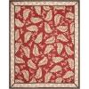 imageMartha Stewart x SAFAVIEH Area Rug Collection  8 x 10 Plumage Blue Handmade Wool Ideal for Living Room Bedroom Office Dining Space MSR3753ASaffron Red