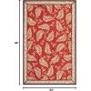 imageMartha Stewart x SAFAVIEH Area Rug Collection  8 x 10 Plumage Blue Handmade Wool Ideal for Living Room Bedroom Office Dining Space MSR3753ASaffron Red