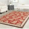imageMartha Stewart x SAFAVIEH Area Rug Collection  8 x 10 Plumage Blue Handmade Wool Ideal for Living Room Bedroom Office Dining Space MSR3753ASaffron Red