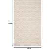 imageMartha Stewart x SAFAVIEH Area Rug Collection  9 x 12 Ivory ampamp Grey Handmade Wool Ideal for Living Room Bedroom Office Dining Space MSR3503FIvory