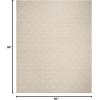imageMartha Stewart x SAFAVIEH Area Rug Collection  9 x 12 Ivory ampamp Grey Handmade Wool Ideal for Living Room Bedroom Office Dining Space MSR3503FIvory