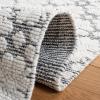 imageMartha Stewart x SAFAVIEH Area Rug Collection  9 x 12 Ivory ampamp Grey Handmade Wool Ideal for Living Room Bedroom Office Dining Space MSR3503FIvoryBlack