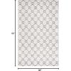 imageMartha Stewart x SAFAVIEH Area Rug Collection  9 x 12 Ivory ampamp Grey Handmade Wool Ideal for Living Room Bedroom Office Dining Space MSR3503FIvoryBlack