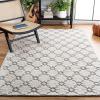 imageMartha Stewart x SAFAVIEH Area Rug Collection  9 x 12 Ivory ampamp Grey Handmade Wool Ideal for Living Room Bedroom Office Dining Space MSR3503FIvoryBlack