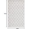 imageMartha Stewart x SAFAVIEH Area Rug Collection  9 x 12 Ivory ampamp Grey Handmade Wool Ideal for Living Room Bedroom Office Dining Space MSR3503FIvoryGrey