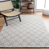 imageMartha Stewart x SAFAVIEH Area Rug Collection  9 x 12 Ivory ampamp Grey Handmade Wool Ideal for Living Room Bedroom Office Dining Space MSR3503FIvoryGrey