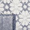 imageMartha Stewart x SAFAVIEH Area Rug Collection  9 x 12 Ivory ampamp Grey Handmade Wool Ideal for Living Room Bedroom Office Dining Space MSR3503FIvoryNavy