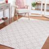 imageMartha Stewart x SAFAVIEH Area Rug Collection  9 x 12 Ivory ampamp Grey Handmade Wool Ideal for Living Room Bedroom Office Dining Space MSR3503FIvoryRed