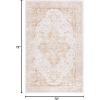 imageMartha Stewart x SAFAVIEH Machine Washable Area Rug Collection  5 x 8 Beige ampamp Gold Slip Resistant ampamp Easy Cleaning Ideal for Ideal for Living Room Bedroom Dining Space MSRW127BBeigeGold