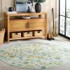 imageMartha Stewart x SAFAVIEH Machine Washable Area Rug Collection  5 x 8 Beige ampamp Light Green Slip Resistant ampamp Easy Cleaning Ideal for Ideal for Living Room Bedroom Dining Space MSRW189BBeigeLight Green