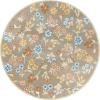 imageMartha Stewart x SAFAVIEH Machine Washable Area Rug Collection  5 x 8 Dark Beige ampamp Light Blue Slip Resistant ampamp Easy Cleaning Ideal for Ideal for Living Room Bedroom Dining Space MSRW187CDark BeigeLight Blue