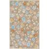 imageMartha Stewart x SAFAVIEH Machine Washable Area Rug Collection  5 x 8 Dark Beige ampamp Light Blue Slip Resistant ampamp Easy Cleaning Ideal for Ideal for Living Room Bedroom Dining Space MSRW187CDark BeigeLight Blue