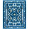 imageMartha Stewart x SAFAVIEH Machine Washable Area Rug Collection  5 x 8 Dark Blue ampamp Beige Slip Resistant ampamp Easy Cleaning Ideal for Ideal for Living Room Bedroom Dining Space MSRW179MDark BlueBeige