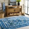 imageMartha Stewart x SAFAVIEH Machine Washable Area Rug Collection  5 x 8 Dark Blue ampamp Beige Slip Resistant ampamp Easy Cleaning Ideal for Ideal for Living Room Bedroom Dining Space MSRW179MDark BlueBeige