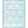imageMartha Stewart x SAFAVIEH Machine Washable Area Rug Collection  5 x 8 Ivory ampamp Light Blue Slip Resistant ampamp Easy Cleaning Ideal for Ideal for Living Room Bedroom Dining Space MSRW182AIvoryLight Blue